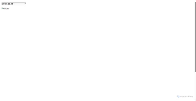 Security scan screenshot of https://www.lorde.co.nz/