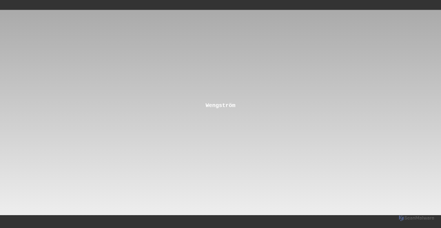 Security scan screenshot of https://wengstrom.se