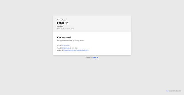 Security scan screenshot of https://visitnj.org/nj-malls/cherry-hill-mall