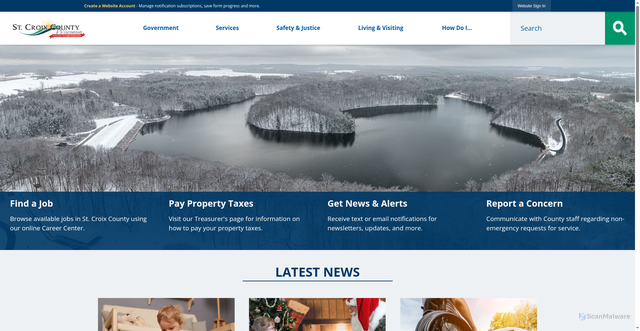 Security scan screenshot of https://sccwi.gov/