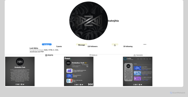Security scan screenshot of http://www.instagram-clone-psi-one.vercel.app/
