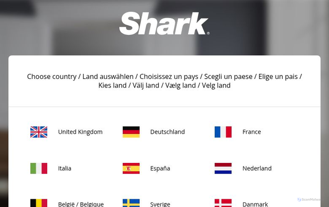 Security scan screenshot of https://sharkclean.eu/