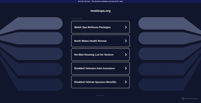 Security scan screenshot of http://ww16.nwalespa.org/?sub1=20260208-1227-4228-b6d0-5bc438e63468