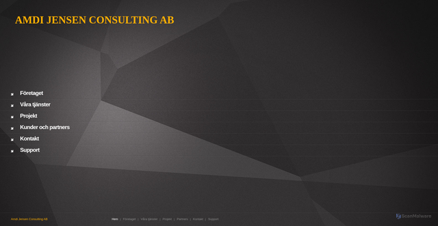 Security scan screenshot of https://amdi.se