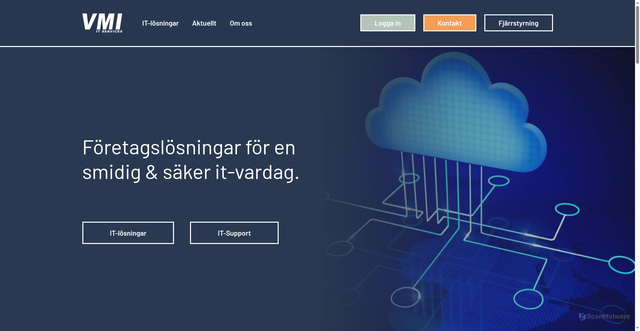 Security scan screenshot of https://vmi.se