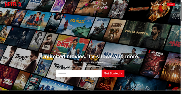 Security scan screenshot of netflix-clone-zeta-one.vercel.app