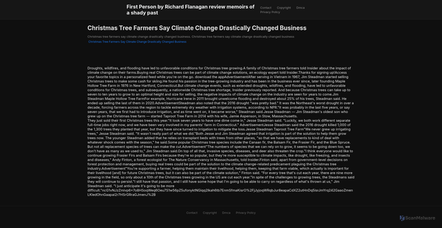 Security scan screenshot of https://basiljayhugo-pc6ufai3a7.edgeone.app/22083-christmas-tree-farmers-say-climate-change-drastically-changed-business.html