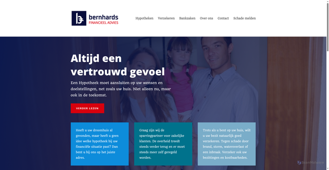 Security scan screenshot of https://bernhards.nu