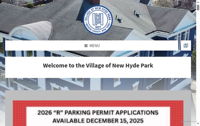 Security scan screenshot of https://villagenhpny.gov/