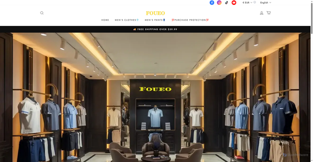 Security scan screenshot of https://foueo.com/