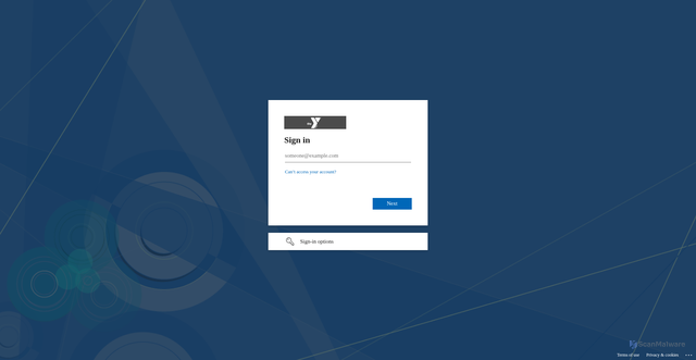 Security scan screenshot of https://ymcanyc.sharepoint.com