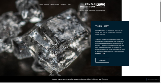 Security scan screenshot of http://kamzar-invetmentispd.com/