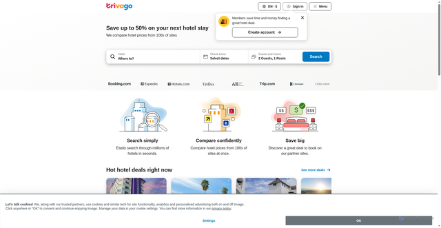 Security scan screenshot of https://www.trivago.com.mx