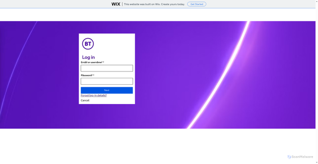 Security scan screenshot of https://nanscouch.wixsite.com/my-site-2