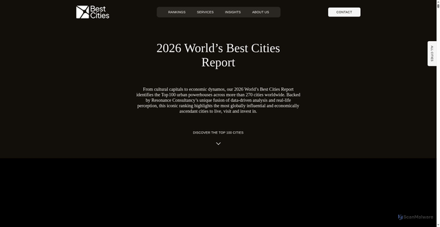 Security scan screenshot of https://www.worldsbestcities.com/rankings/worlds-best-cities/
