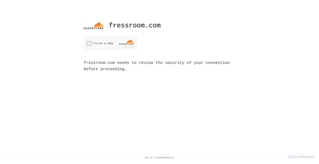 Security scan screenshot of https://fressroom.com