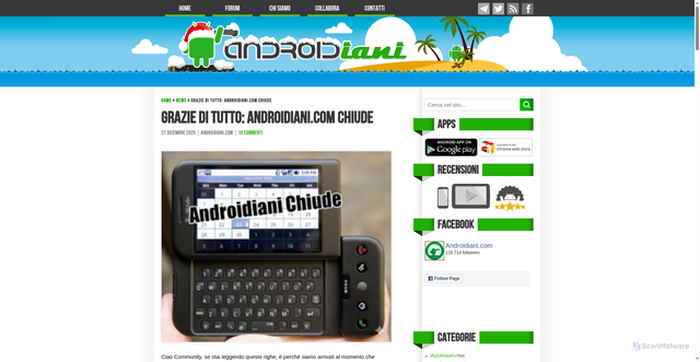 Security scan screenshot of https://static.androidiani.com