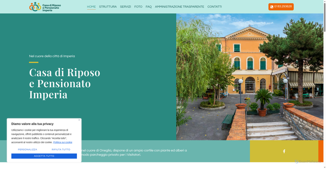 Security scan screenshot of https://www.casadiriposoim.it/