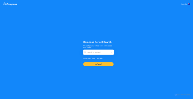 Security scan screenshot of https://schools.compass.education/