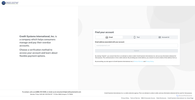 Security scan screenshot of https://pay.payment-creditsystemsintl.com/
