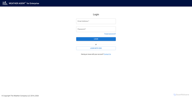 Security scan screenshot of https://prod.weatherfx.com