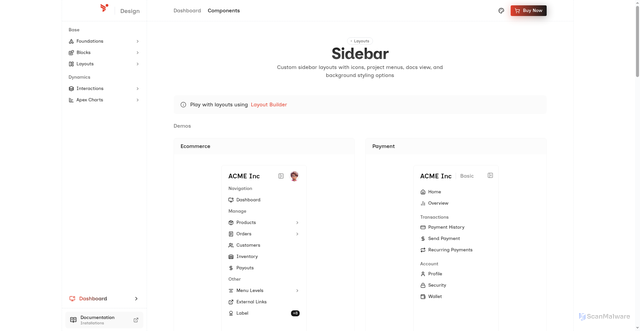 Security scan screenshot of architects-den.pages.dev