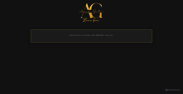 Security scan screenshot of agbarber.com