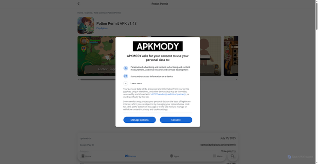 Security scan screenshot of https://share.google/aqbBTWqXus8bnSIjS