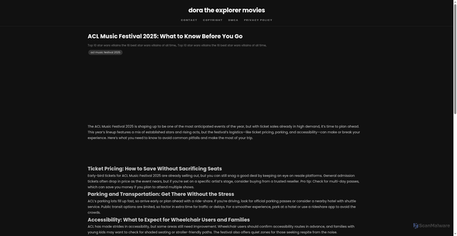 Security scan screenshot of https://cakrawaladailyspot-dp03tbwzeqah.edgeone.app/acl-music-festival-2025.html