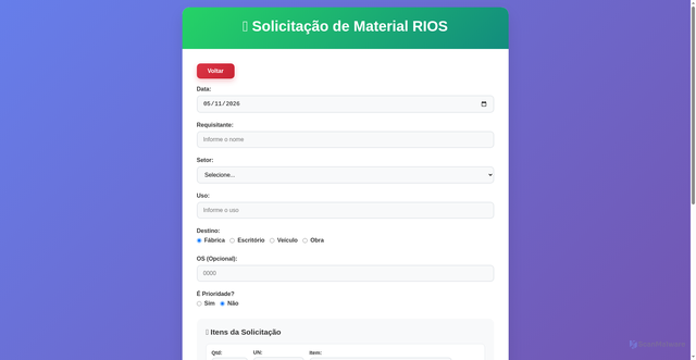 Security scan screenshot of https://forms.riosinstalacoesindustriais.com.br/wp-content/uploads/2025/10/SMT-RIOS-FORM-REV.0.html