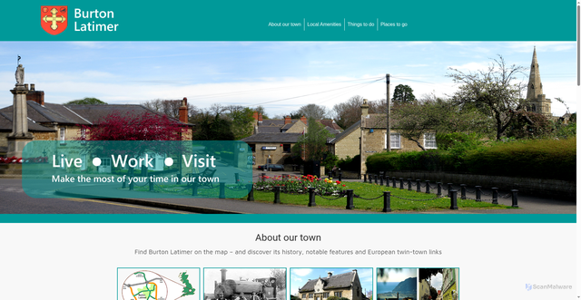 Security scan screenshot of https://www.burtonlatimer.org/?doing_wp_cron=1771829073.8671500682830810546875