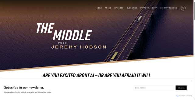 Security scan screenshot of https://www.listentothemiddle.com/