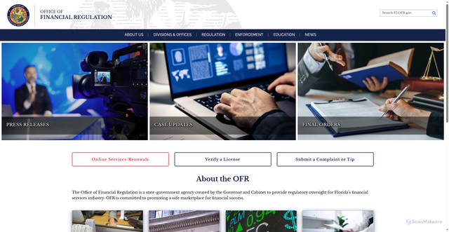 Security scan screenshot of https://flofr.gov/