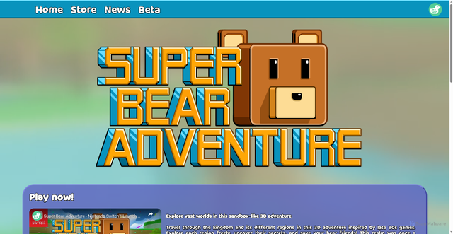 Security scan screenshot of https://superbearadventure.com