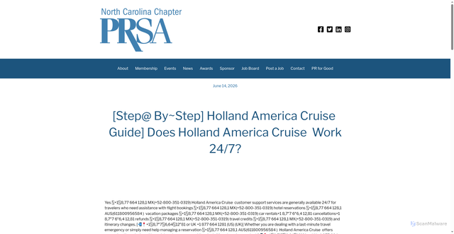 Security scan screenshot of https://ncprsa.org/company/step-bystep-holland-america-cruise-guide-does-holland-america-cruise-work-24-7/
