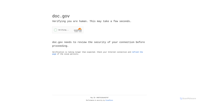 Security scan screenshot of https://doc.gov/