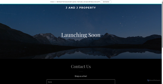 Security scan screenshot of http://jandjproperty.com/