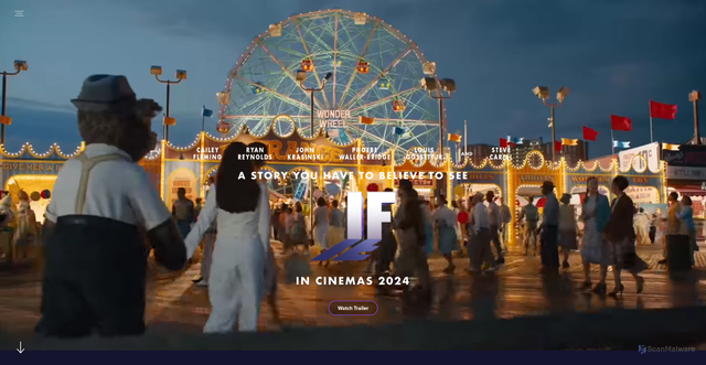 Security scan screenshot of https://www.ifmovie.ie/home/