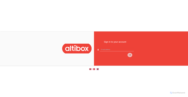 Security scan screenshot of https://cleanmail.altibox.no/