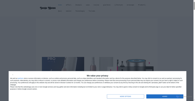 Security scan screenshot of https://www.ioniocatanzarese.it/