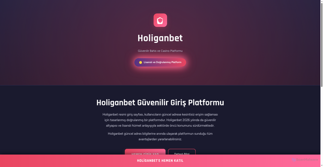 Security scan screenshot of https://m.holiganbetl-online.top/