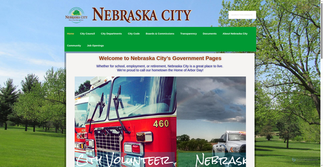 Security scan screenshot of https://nebraskacityne.gov/