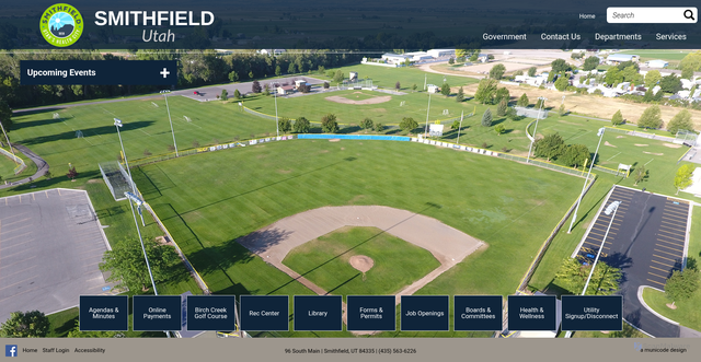 Security scan screenshot of https://smithfieldutah.gov/