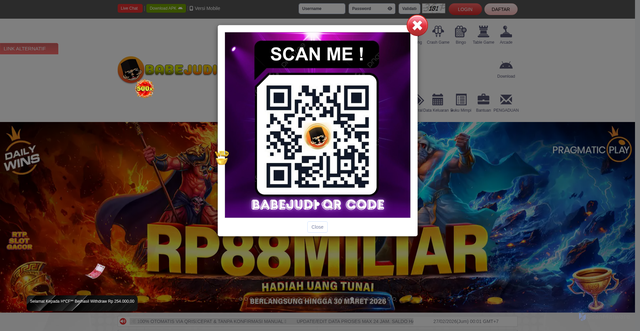 Security scan screenshot of https://babejd.icu/