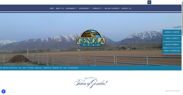 Security scan screenshot of https://genolaut.gov/
