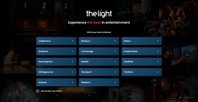 Security scan screenshot of https://lightcinemas.co.uk