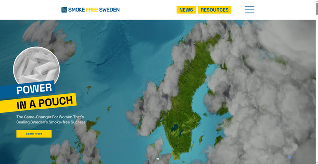 Security scan screenshot of https://smokefreesweden.org