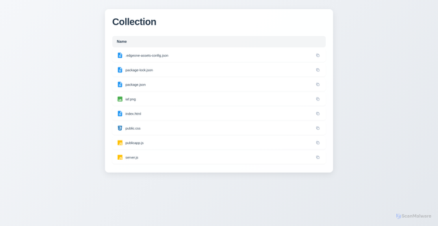 Security scan screenshot of https://many-gray-mepy3zzwhp-319h4d0g37.edgeone.app/