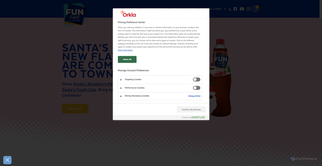 Security scan screenshot of https://www.funlight.se/