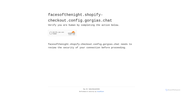 Security scan screenshot of https://facesofthenight.shopify-checkout.config.gorgias.chat/